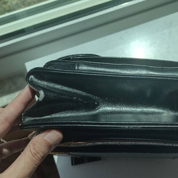 Donna Karan ; Belle Rose mini handbag, mini briefcase with cell phone holder - Picture 8 of 8